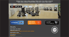 Desktop Screenshot of fitpuls.cz